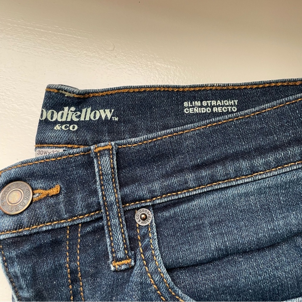 Faded Classic Blue Jeans
